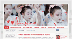 Desktop Screenshot of matsuri-japan.com
